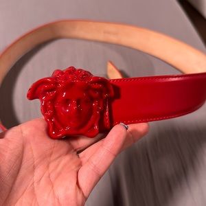 Red Medusa Head Belt